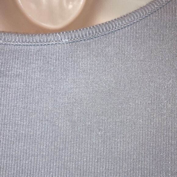 SINCERELY JULES Corset Bustier Gray Grey Crop Top Womens Large - Picture 6 of 9